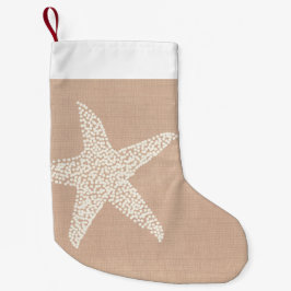 Küstenstrandstarfish-Weihnachtsfeiertag Kleiner Weihnachtsstrumpf