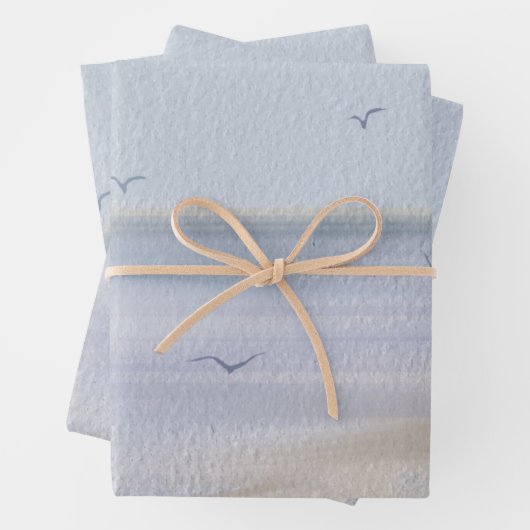 Küstenstrandstrand Geschenkpapier Set (Beispiel)