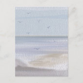Küstenstrandstrand Postkarte (Vorderseite)