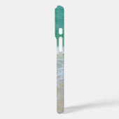 Küstenstrandwache auf Sand Monogram Case-Mate iPhone Hülle (Rückseite / Links)