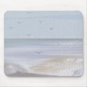 Küstenstrasse Beach Wasserfarben Maus Pad Mousepad