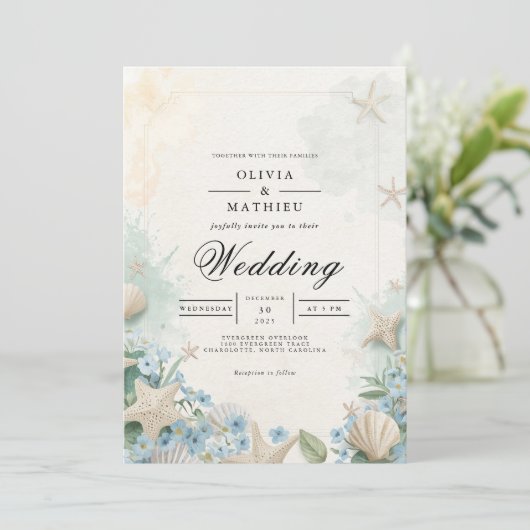 Küstenstrasse Einladung (Stehend Vorderseite)