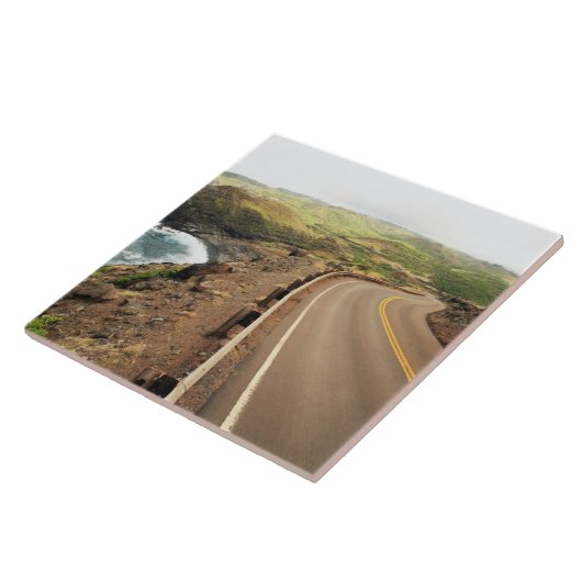 Küstenstraße Fliese (Seite)