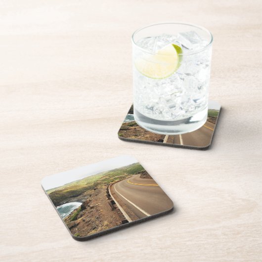 Küstenstraße Getränkeuntersetzer (Rechte Seite)