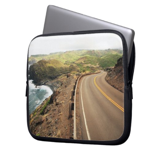 Küstenstraße Laptopschutzhülle (Vorderseite Links)