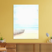 Küstenstrasse mit einem Fischerboot Leinwanddruck (Insitu (Wohnzimmer))