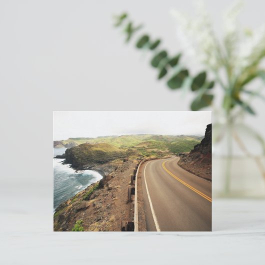 Küstenstraße Postkarte (Stehend Vorderseite)
