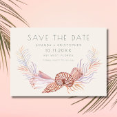 Küstenstrasse Seashell Foto Beach Hochzeit Save th Save The Date