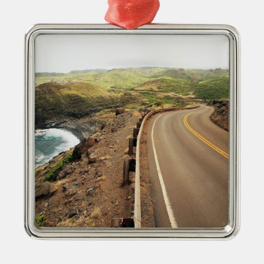 Küstenstraße Silbernes Ornament (Vorne)