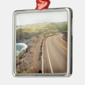 Küstenstraße Silbernes Ornament (Links)