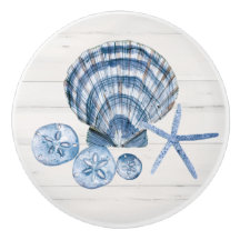 Küstenstrasse Starfish Muscheln Blauer weißer Wald