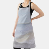 Küstenstrasse Wasserfarbe Große Schürze (InSitu)