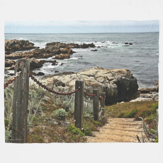 Küstenstraßen Blanket Fleecedecke (Vorderseite (Horizontal))