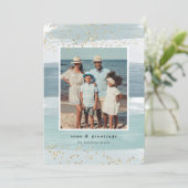 Küstenstreifen | Fotokarte für den Urlaub Feiertagskarte (Stehend Vorderseite)