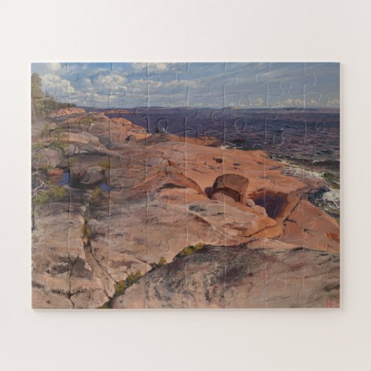 Küstenstreifen in Villinki, Helmi Biese Puzzle (Horizontal)