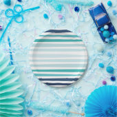 Küstenstreifen-Party-Teller Pappteller (Party)