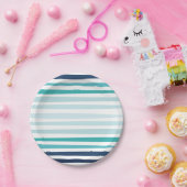 Küstenstreifen-Party-Teller Pappteller (Party)