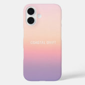 Küstenstreifen - Pastell Sunset Gradient Case-Mate iPhone Hülle (Rückseite)