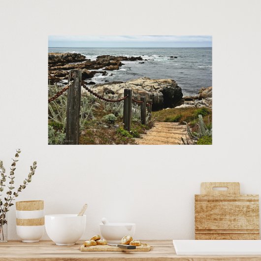 Küstenstreifen Poster (Küche)