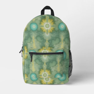 Küstenstreifen-Tie-Dye Bedruckter Rucksack
