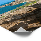 Küstenstreifen und Strände in Cueva del Indio Poster (Ecke)