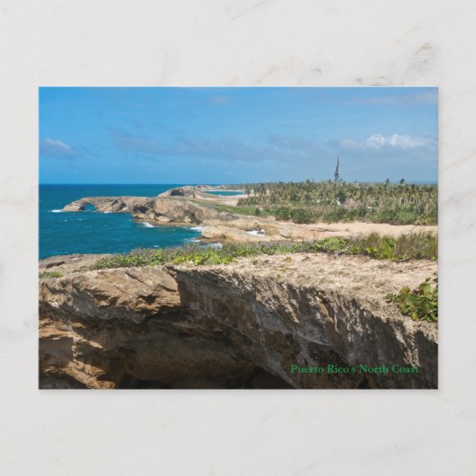 Küstenstreifen und Strände in Cueva del Indio Postkarte (Vorderseite)