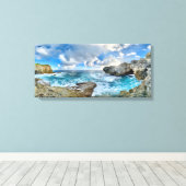 Küstenstreifen von Pagat in Guam Leinwanddruck (Insitu (Holzboden))