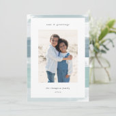 Küstenstreifen | Weihnachts-Foto Feiertagskarte (Stehend Vorderseite)