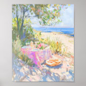 KüstenSummer Picnic Painting Print Poster (Vorne)
