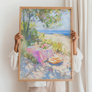 KüstenSummer Picnic Painting Print Poster