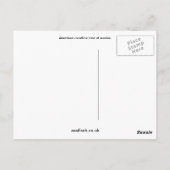 Küstensunrise Postkarte (Rückseite)