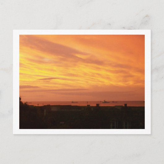 Küstensunrise Postkarte (Vorderseite)