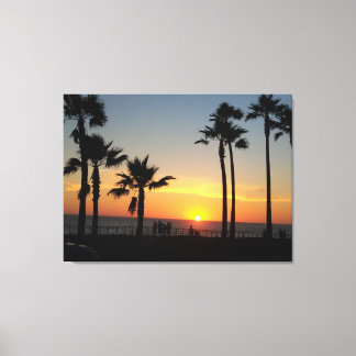 KüstenSunset: Carlsbad, CA Leinwanddruck