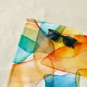 Küstentfarbstoff Strandtuch (Beispiel)