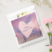 Küstenthema Pastel Valentine Pink Sunset Beach Geschenktütchen (Versiegelt)