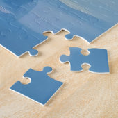 Küstenthema | Strandhäuser an der Bucht Puzzle (Seite)