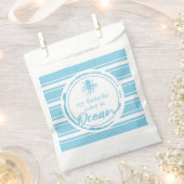 Küstentintenfisch in Blau Geschenktütchen (Ausgeschnitten)
