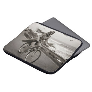 Küstentour Vintage-Monochrom-Laptophülle Laptopschutzhülle