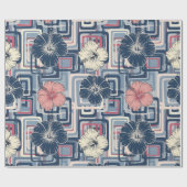 Küstentropisches Hibiskus-Muster (10) Geschenkpapier (Flach)