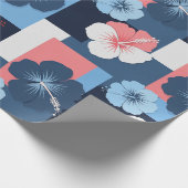 Küstentropisches Hibiskus-Muster (11) Geschenkpapier (Ecke)