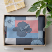 Küstentropisches Hibiskus-Muster (11) Seidenpapier (Geschenk)