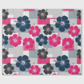 Küstentropisches Hibiskus-Muster (13) Geschenkpapier (Flach)