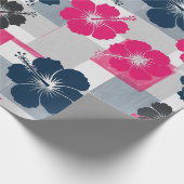 Küstentropisches Hibiskus-Muster (13) Geschenkpapier (Ecke)