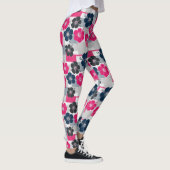 Küstentropisches Hibiskus-Muster (13) Leggings (Rechts)