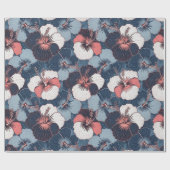Küstentropisches Hibiskus-Muster (14) Geschenkpapier (Flach)