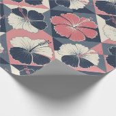 Küstentropisches Hibiskus-Muster (3) Geschenkpapier (Ecke)