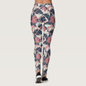 Küstentropisches Hibiskus-Muster (3) Leggings (Rückseite)