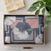 Küstentropisches Hibiskus-Muster (4) Seidenpapier (Geschenk)