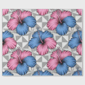 Küstentropisches Hibiskus-Muster (5) Geschenkpapier (Flach)