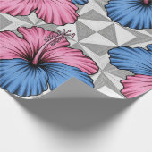 Küstentropisches Hibiskus-Muster (5) Geschenkpapier (Ecke)